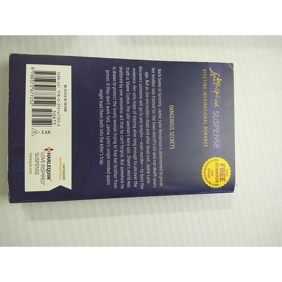 Love Inspired Suspense Thriller 4 Book Lot - Picture 10 of 10